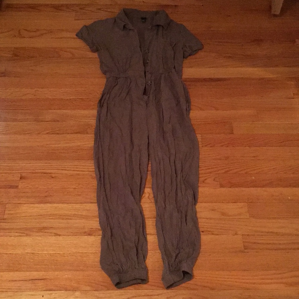 Camo green jumpsuit